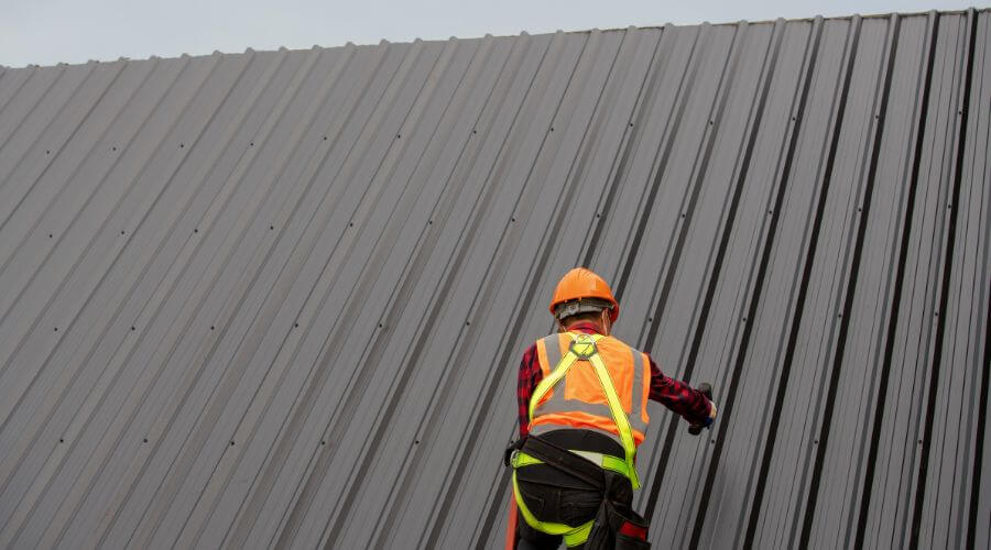 Professional metal roof installation services in Plumville, PA